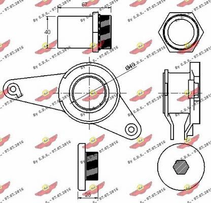 Autokit Puleggia Albero Motore 03.80932 - Ricambi auto SMC