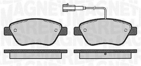 Kit Pastiglie Freno Post. (Serie: 116/162) 1983>89' - Sensore 2 Fili Alfa  Romeo