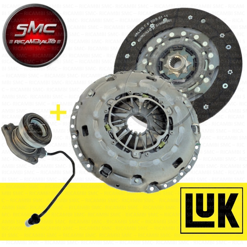 KIT FRIZIONE E VOLANO BIMASSA - FIAT - OPEL - 1.9 DIESEL - 120CV - LUK -  COD 9223223 - 55354900 - 55353062