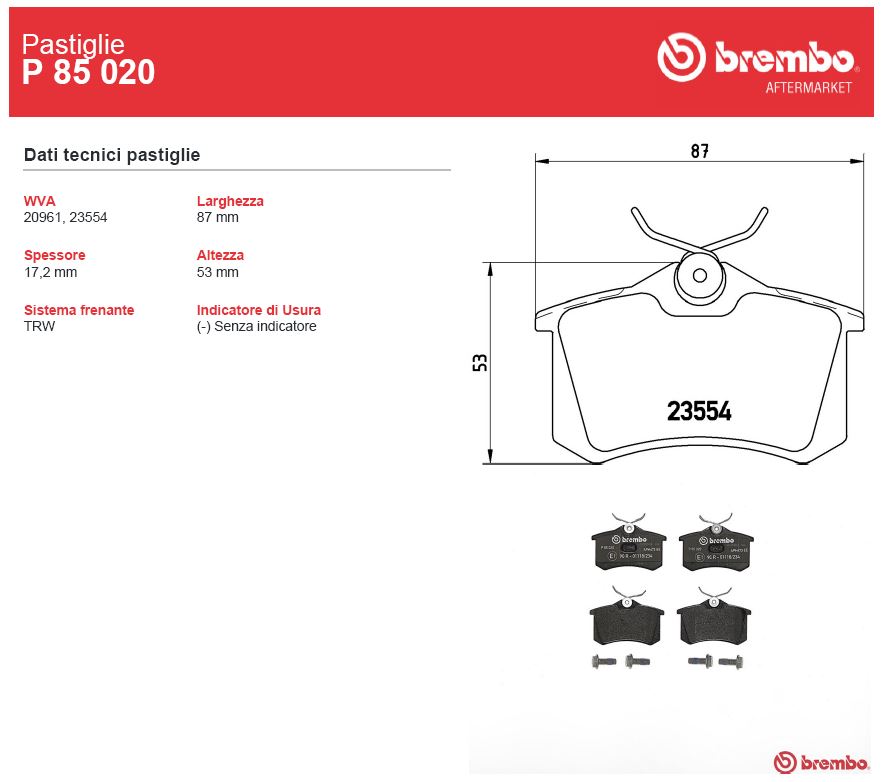 Kit EBC Pastiglie Freni e Dischi Freno Anteriore AUDI A3 8P 1.2 Turbo Cv  dal 2010