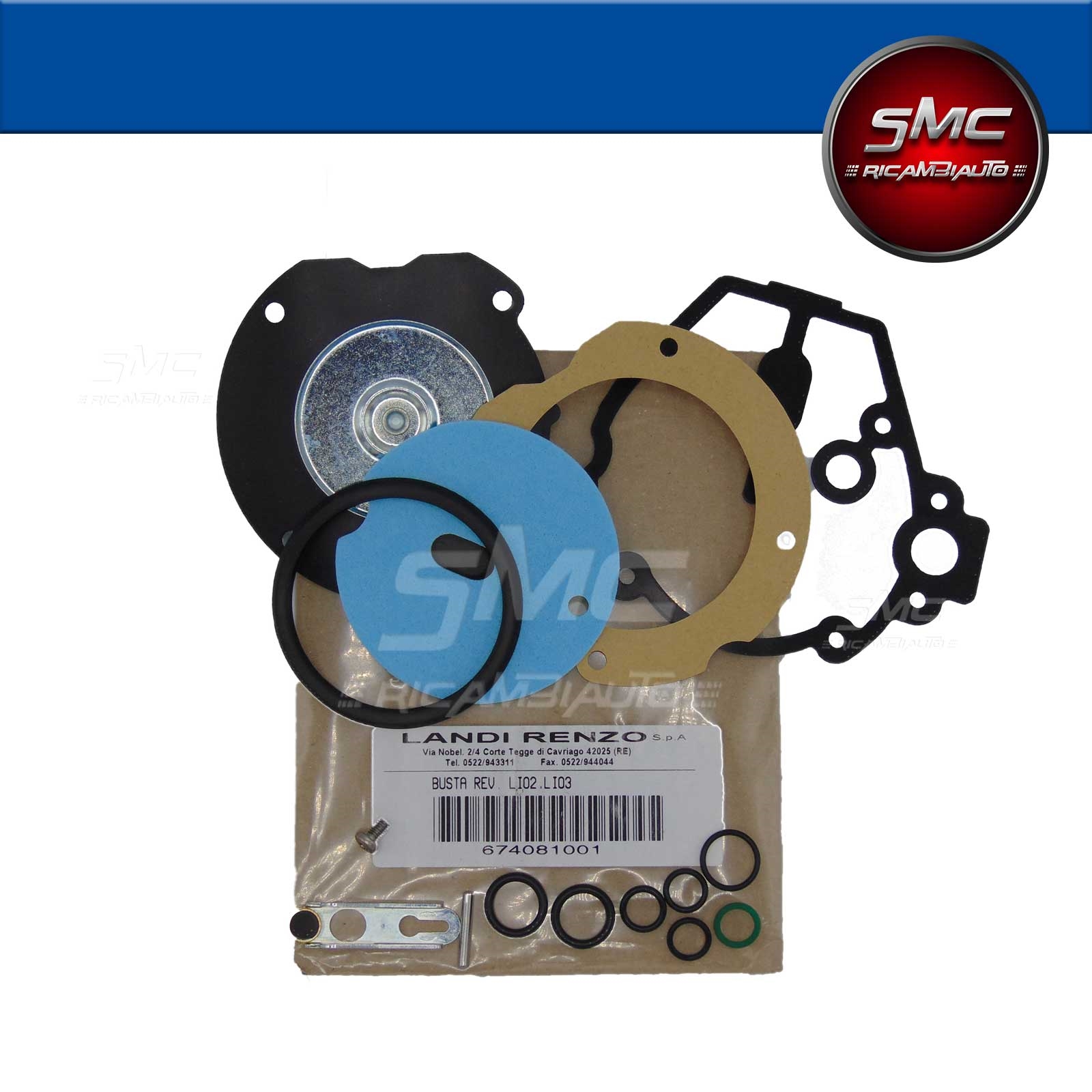 Landi Renzo Kit Revisione Li02-Li03 674081001 - Ricambi auto SMC