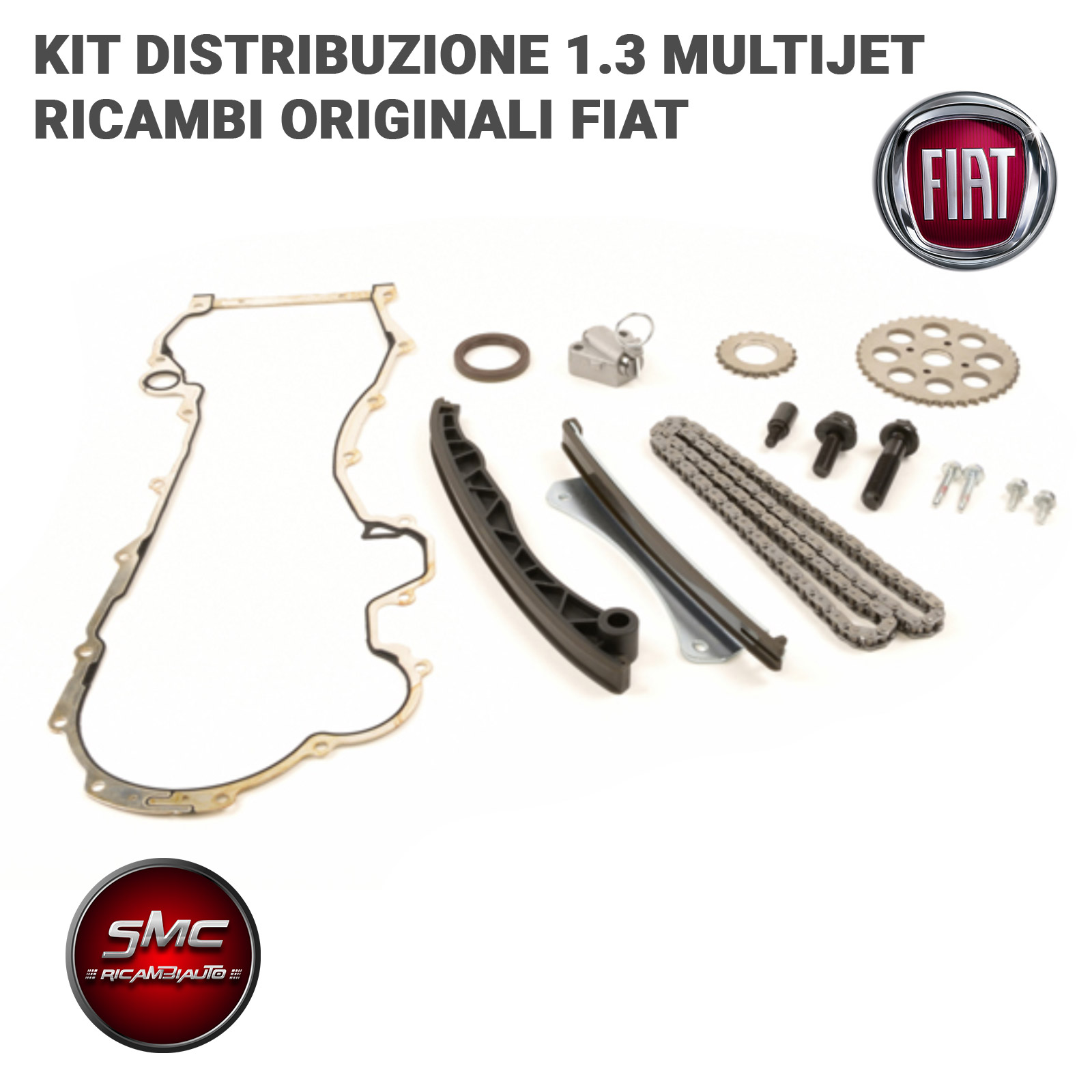 Kit Catena Distribuzione rinforzato Fiat 1.3 Multijet - Ricambi auto SMC