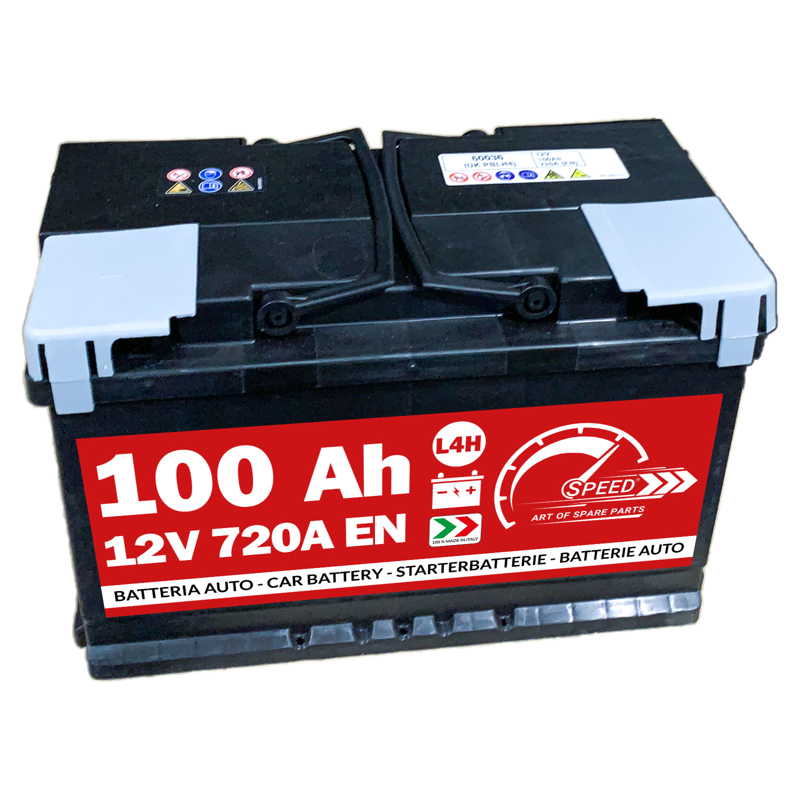 Batteria auto 100AH - Ricambi auto SMC