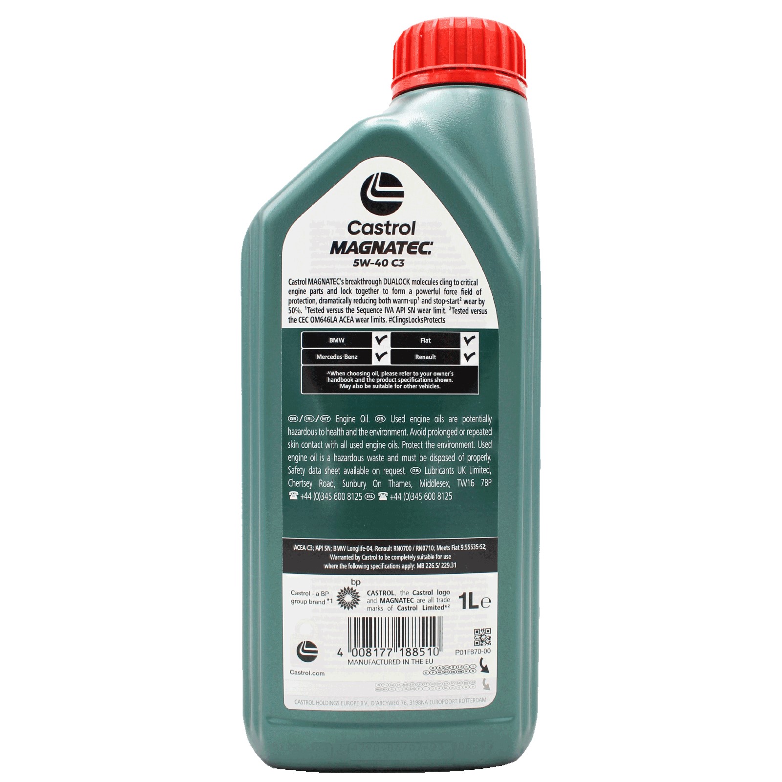 CASTROL MAGNATEC 5W40 C3 Dexos 2 - Olio Motore SINTETICO AUTO