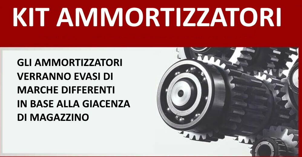 Kit 2 Ammortizzatori Posteriori Fiat Punto 188 Lancia Ypsilon 843 – Ricambi  Auto 24