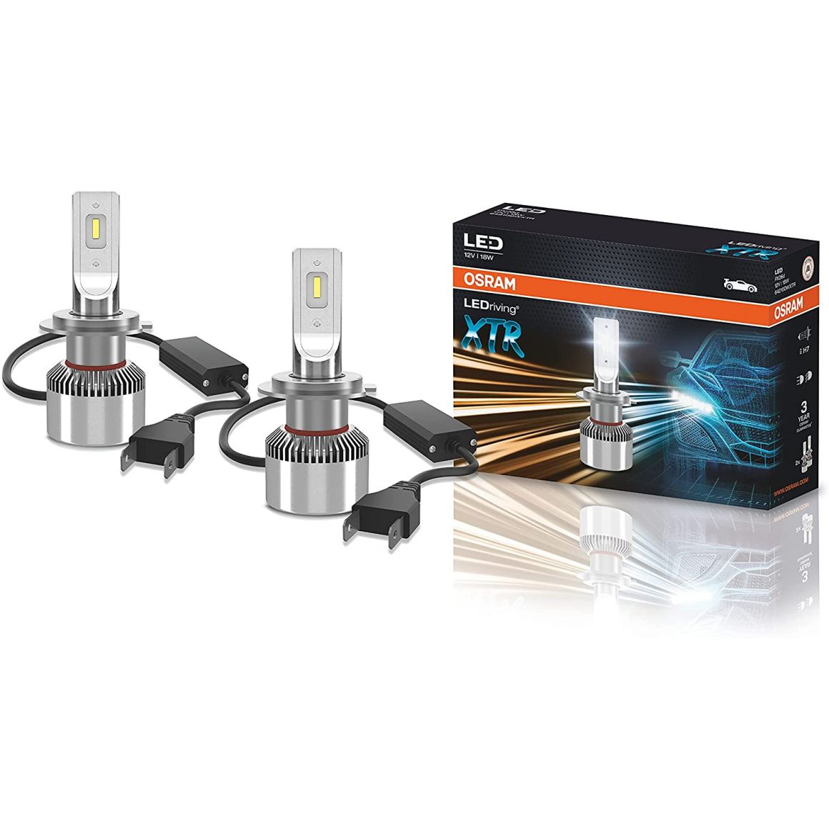 Kit Lampade a led h7 Osram - Ricambi elettrici per auto