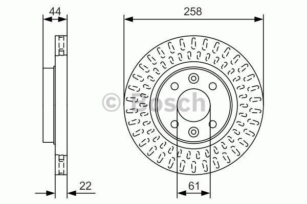 Disco Freno Bosch 0986479A86 Renault, Smart - Ricambi auto SMC