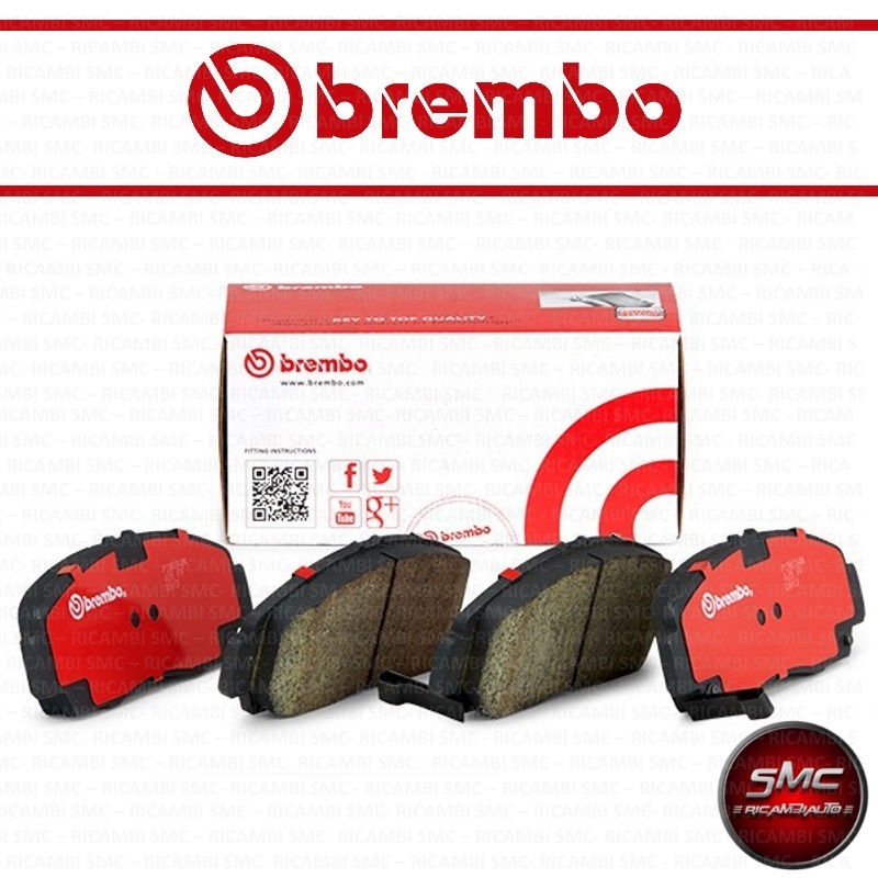 Kit Pastiglie Brembo P61074 Per Citroen C3 - Ricambi auto SMC