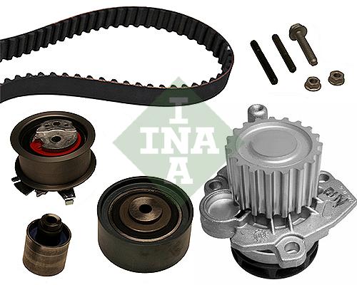 Ina Kit Tendicinghia Con Pompa Acqua Vw - Golf V (1K1) 530040530 - Ricambi  auto SMC