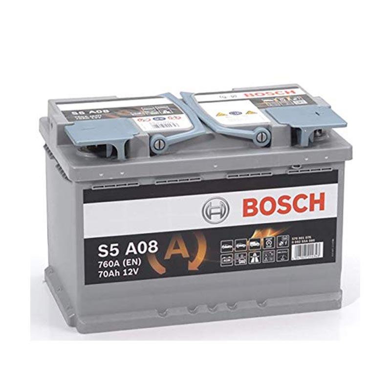 Bosch Batteria Auto AGM 0092S5A080 12v 70Ah 760A - Ricambi auto SMC