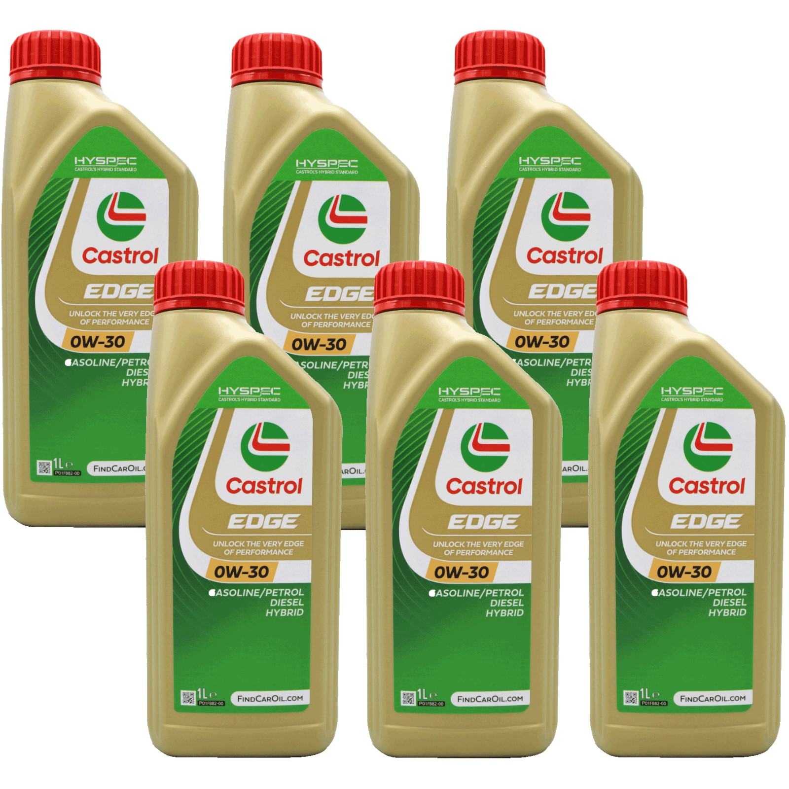 Kit 6 LT Olio Motore Castrol Edge 0W30 - Ricambi auto SMC