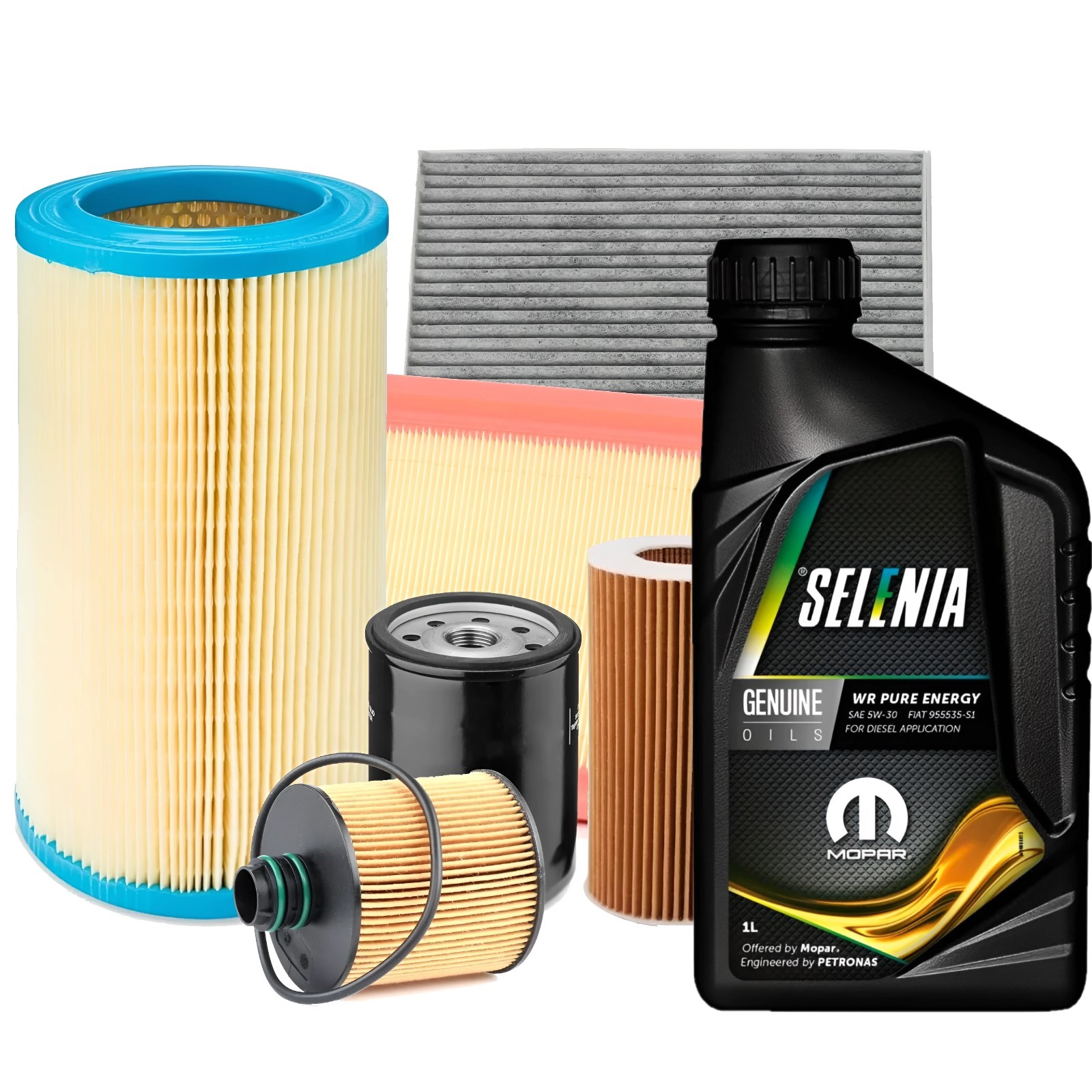 Kit Tagliando Olio Selenia 5w30 Fiat punto - Ricambi auto SMC