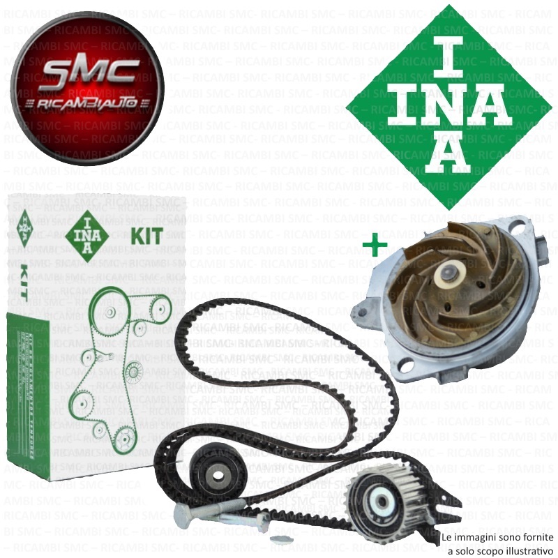 530044510 - KIT CINGHIA DISTRIBUZIONE INA AUDI SEAT SKODA VOLKSWAGEN