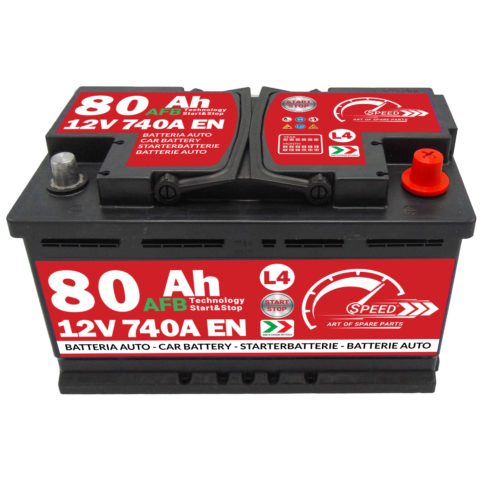 BATTERIA VARTA 12V 80AH 740A(EN) F17  Sos Battery vendita batterie online  a prezzi scontati.